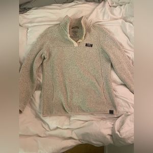 Women’s LL Bean Sweater Fleece Pullover Size S